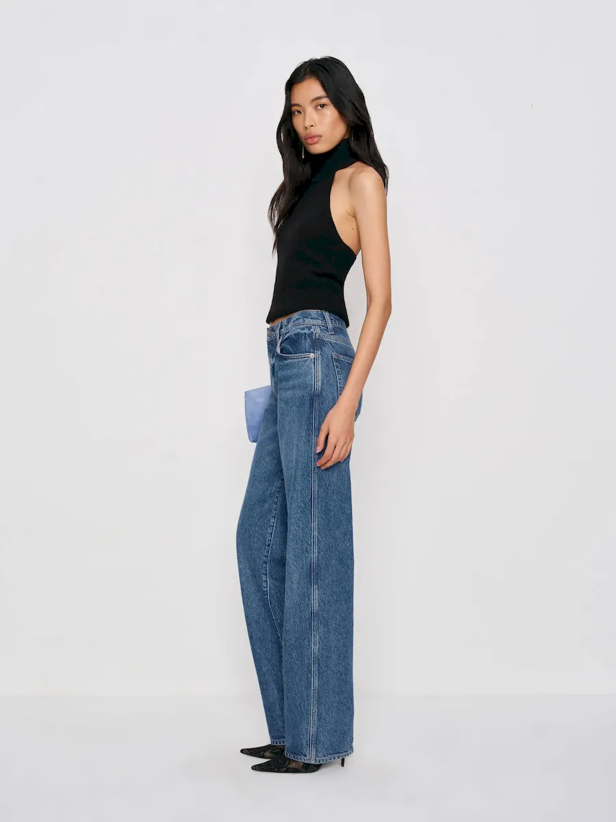Val 90s Mid Rise Straight Jeans - Image 5