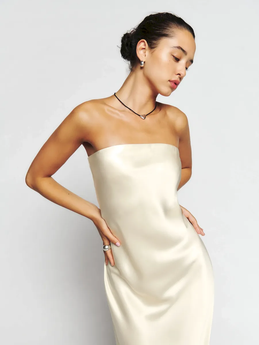 Joana Silk Dress - Image 5