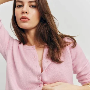 Clara Cashmere Crew Cardigan