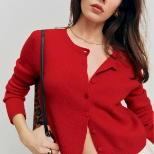 Clara Cashmere Crew Cardigan