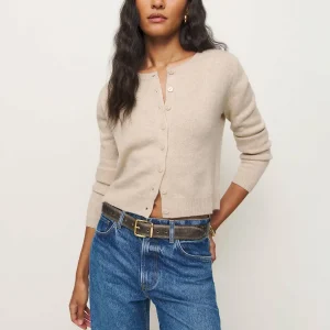 Clara Cashmere Crew Cardigan