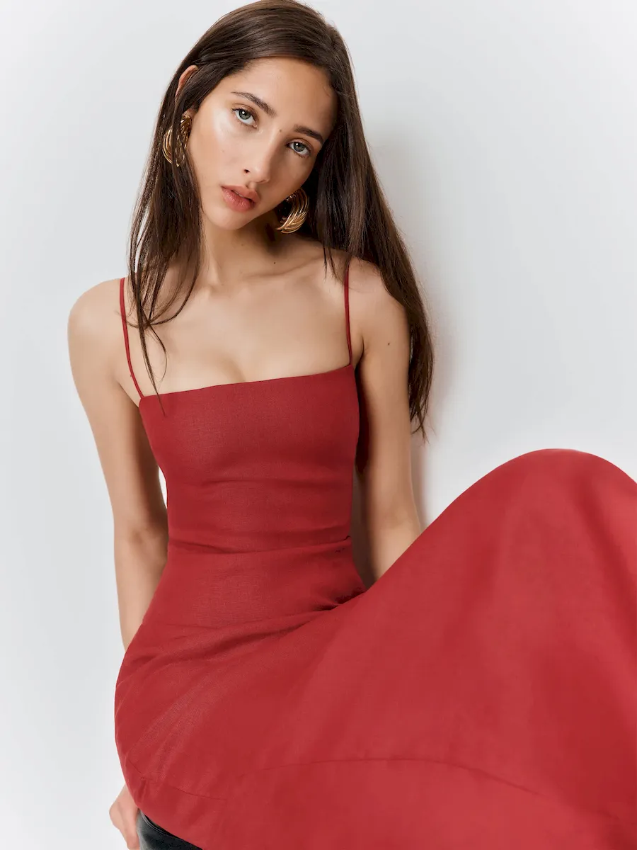 Frankie Linen Dress - Image 2