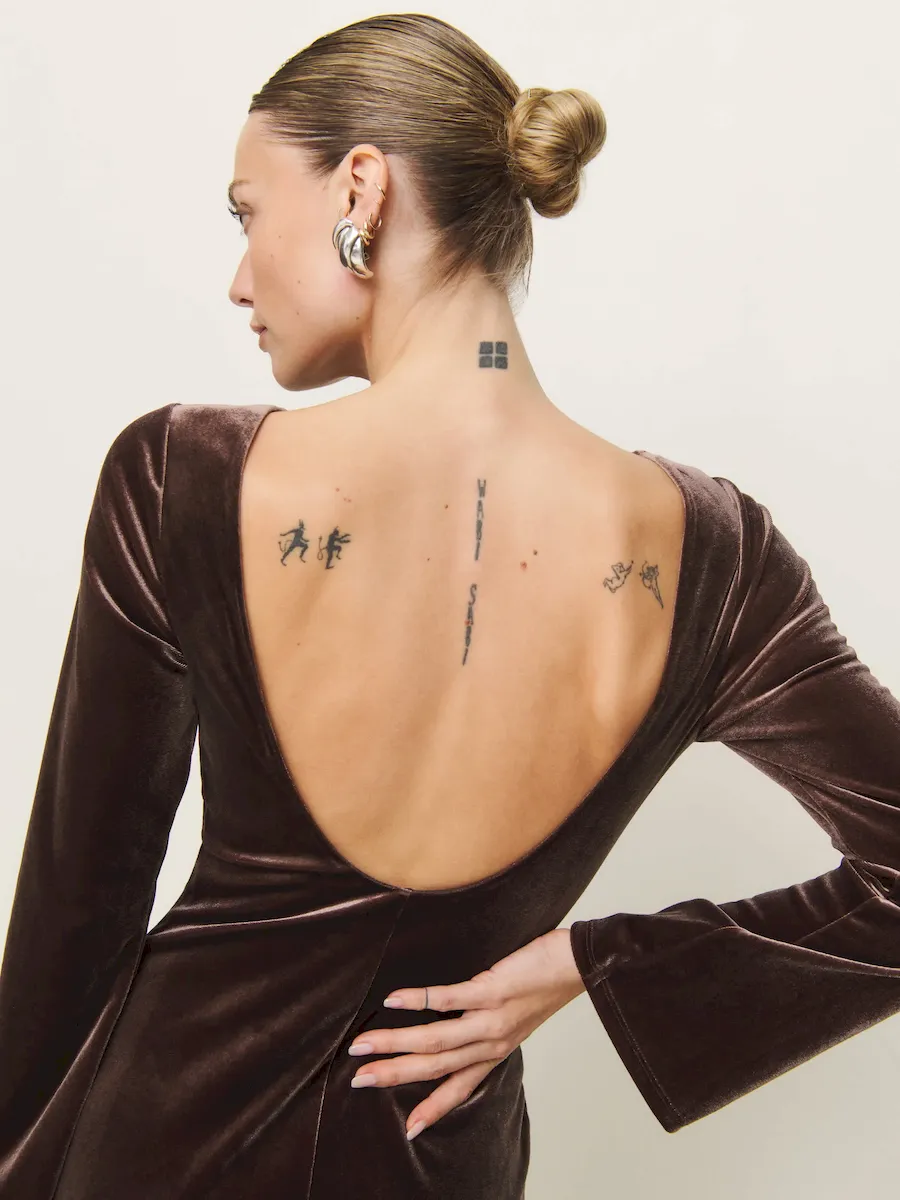 Delphina Knit Dress - Image 2