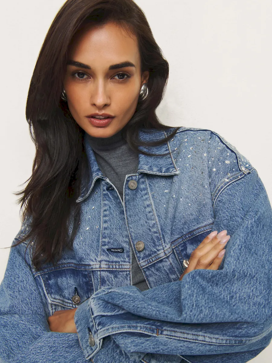 Brooks Oversized Denim Jacket - Image 2
