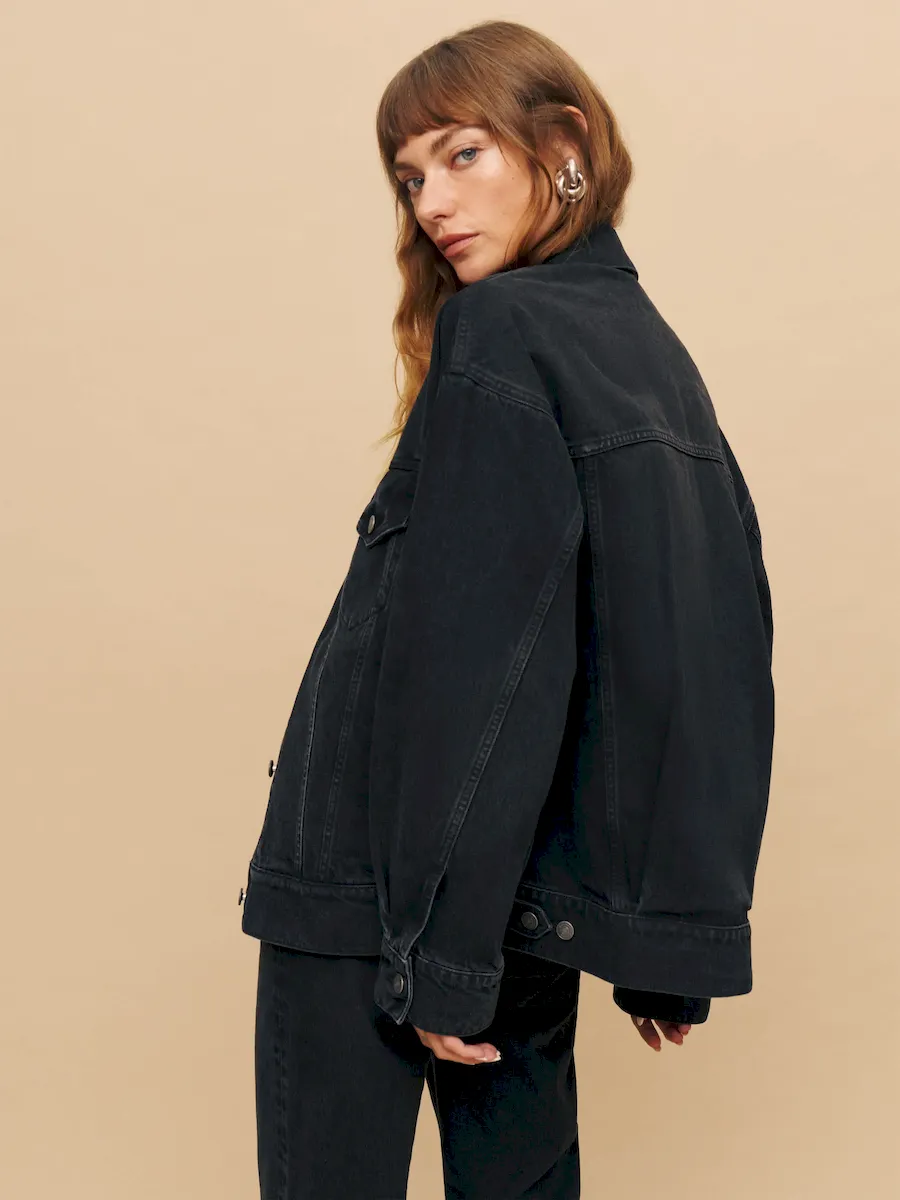 Brooks Oversized Denim Jacket - Image 3