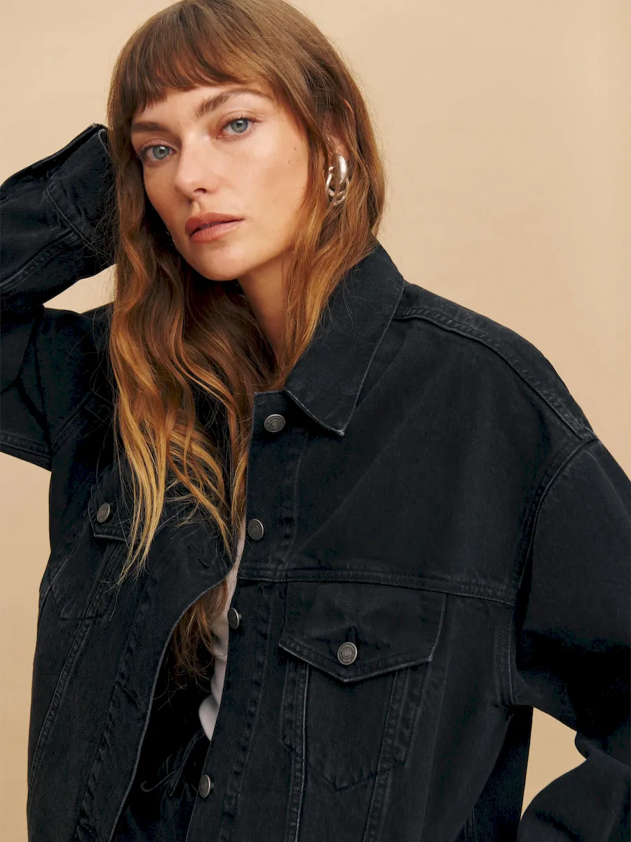 Brooks Oversized Denim Jacket - Image 5