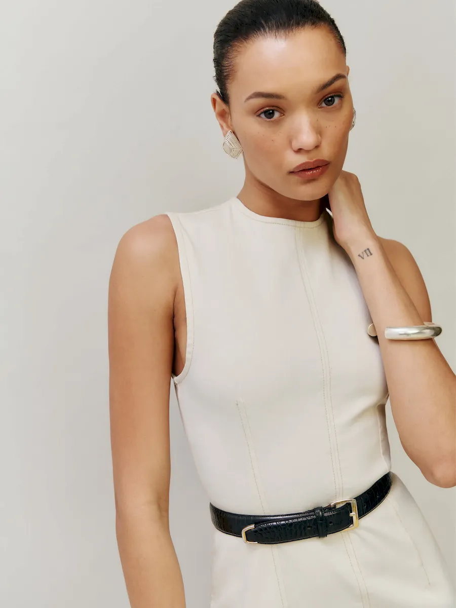 Kendi Denim Midi Dress - Image 6