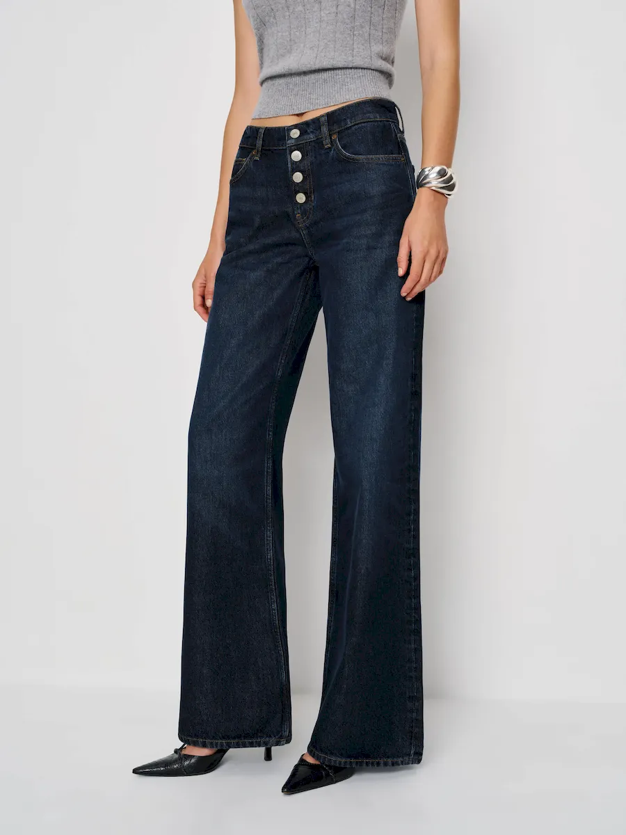 Cary Low Rise Slouchy Wide Leg Jeans - Image 2