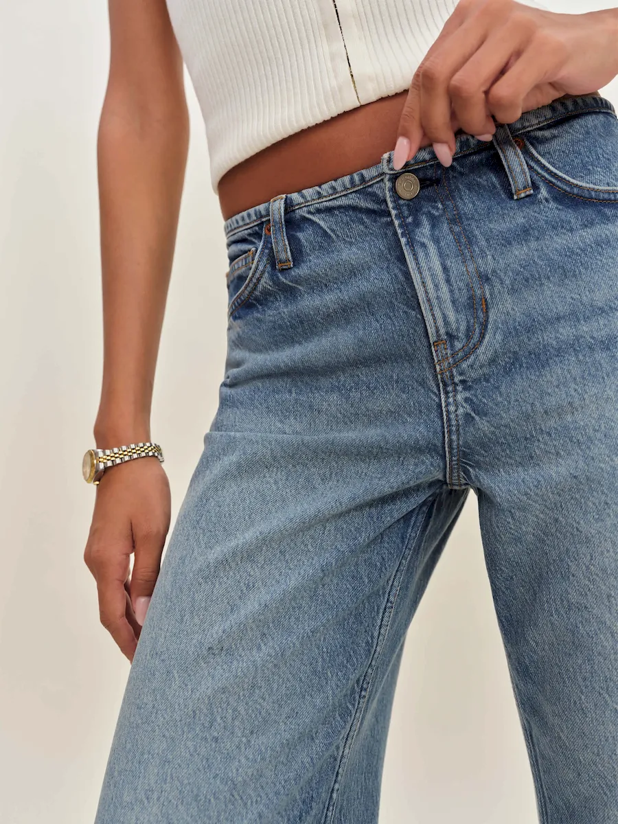 Cary Low Rise Slouchy Wide Leg Jeans - Image 2