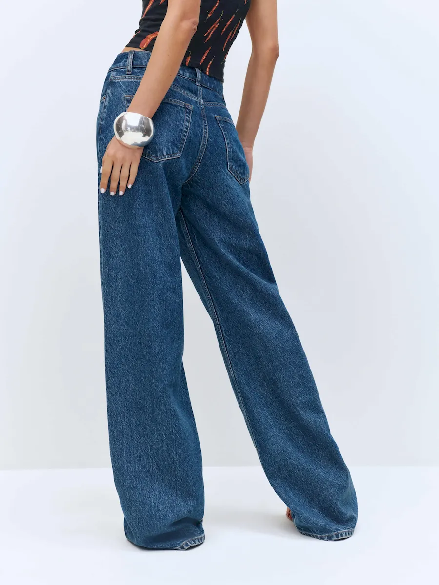Cary Low Rise Slouchy Wide Leg Jeans - Image 3