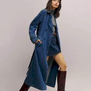 Hayes Denim Trench Coat