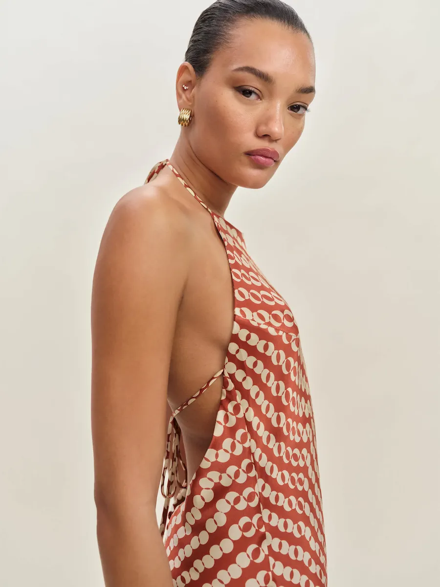 Jennis Silk Dress - Image 5