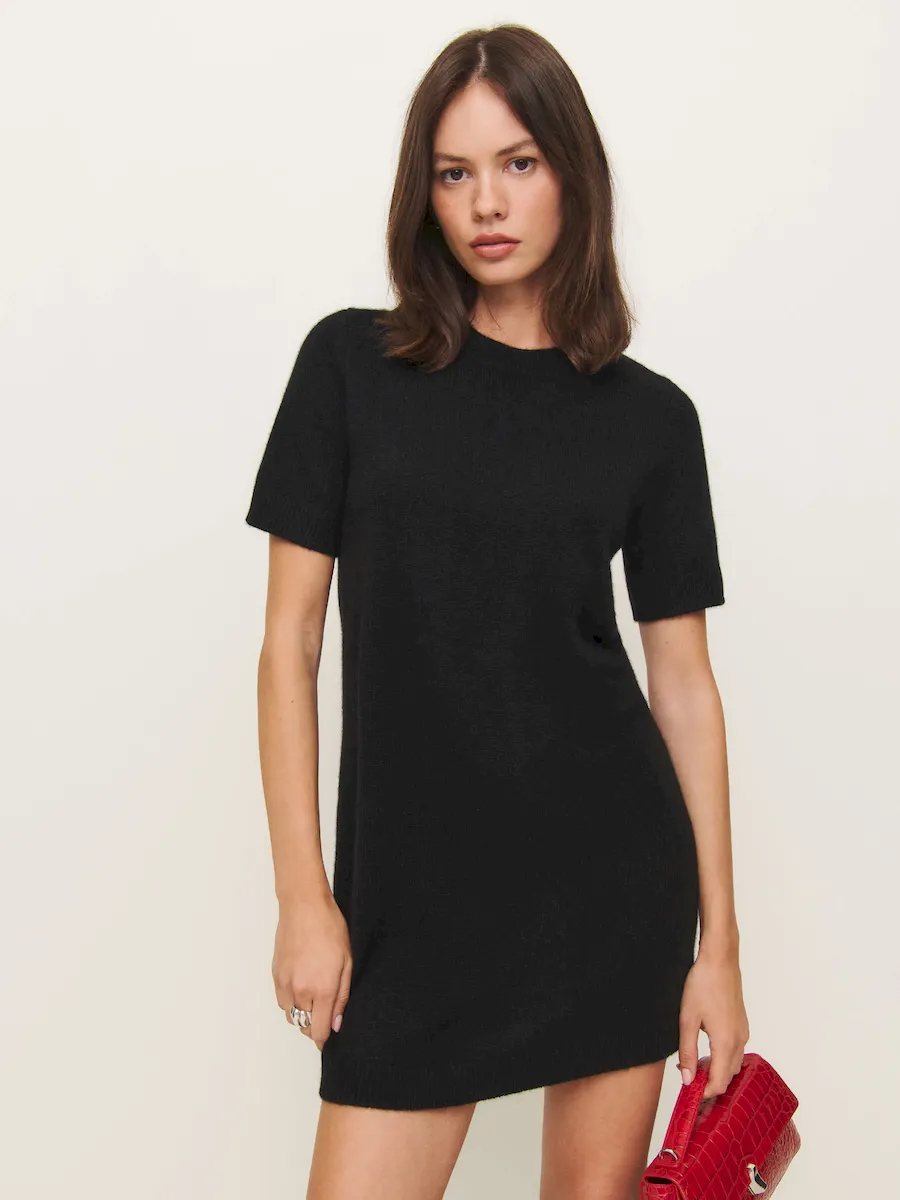 Bell Cashmere Mini Dress - Image 4