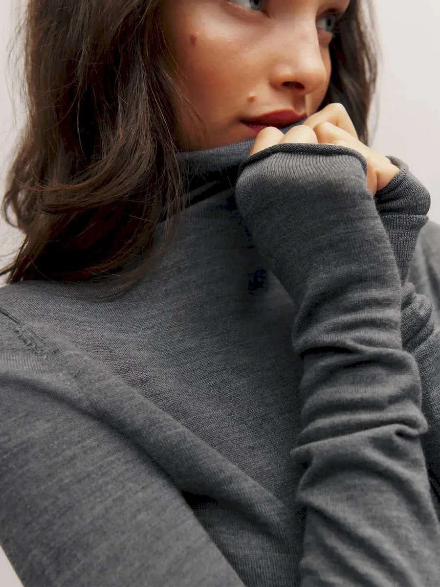 Faith Regenerative Merino Fitted Turtleneck - Image 2