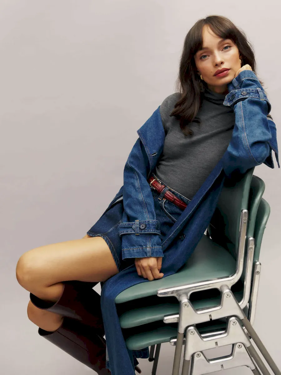 Faith Regenerative Merino Fitted Turtleneck - Image 3