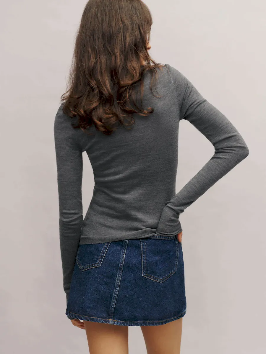 Faith Regenerative Merino Fitted Turtleneck - Image 4