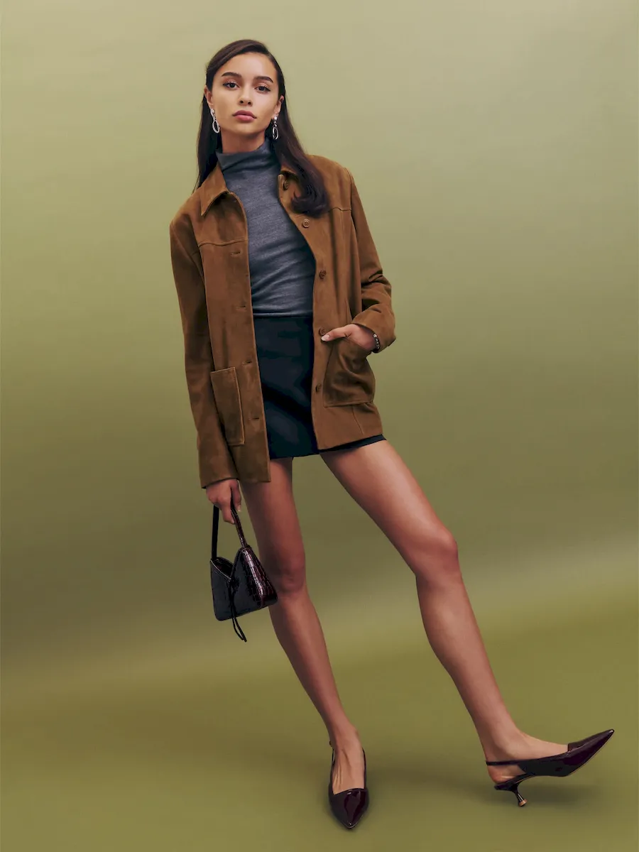 Veda Lincoln Suede Shirt Jacket - Image 6