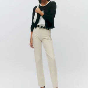 Abby High Rise Straight Jeans