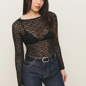 Adriano Lace Knit Top