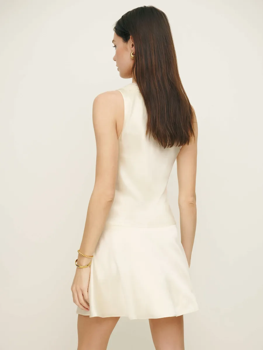Belva Silk Dress - Image 4
