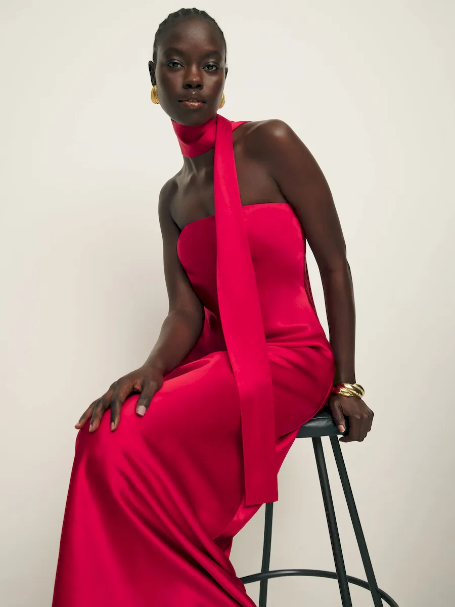 Oren Silk Dress - Image 2