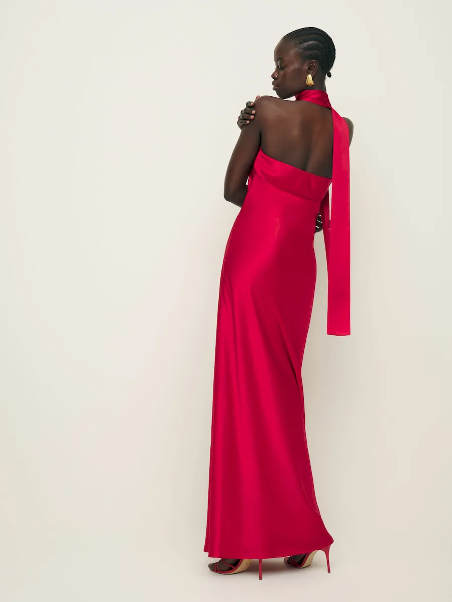 Oren Silk Dress - Image 4