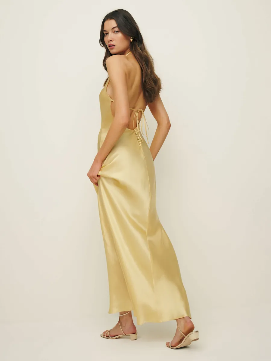 Petites Jeany Silk Dress