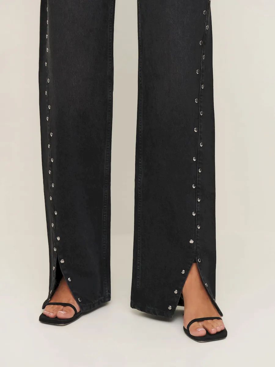 Cary High Rise Slouchy Straight Leg Jeans - Image 3