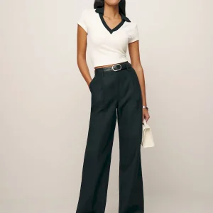 Alex Linen Mid Rise Pant
