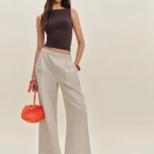 Fernando Linen Wide Leg Pant