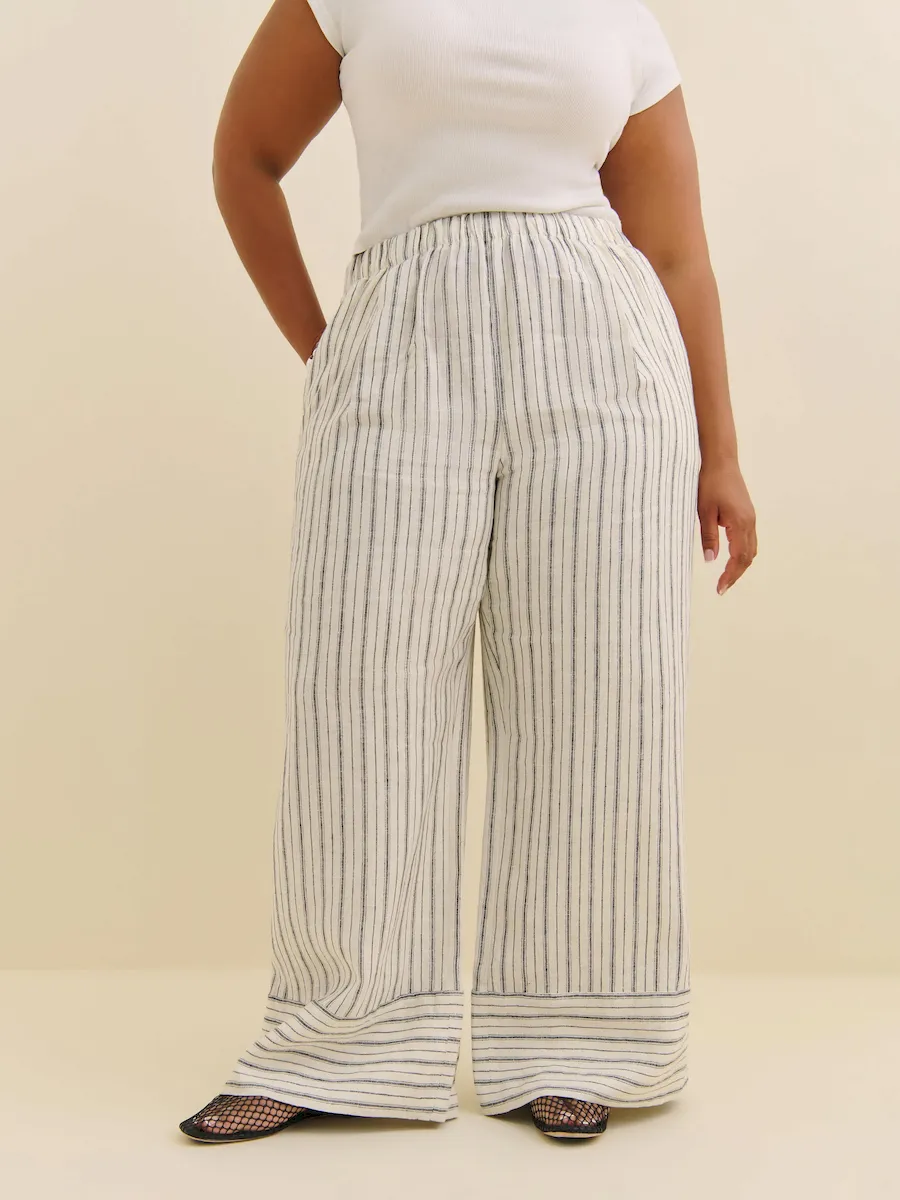 Fernando Linen Wide Leg Pant Es - Image 2