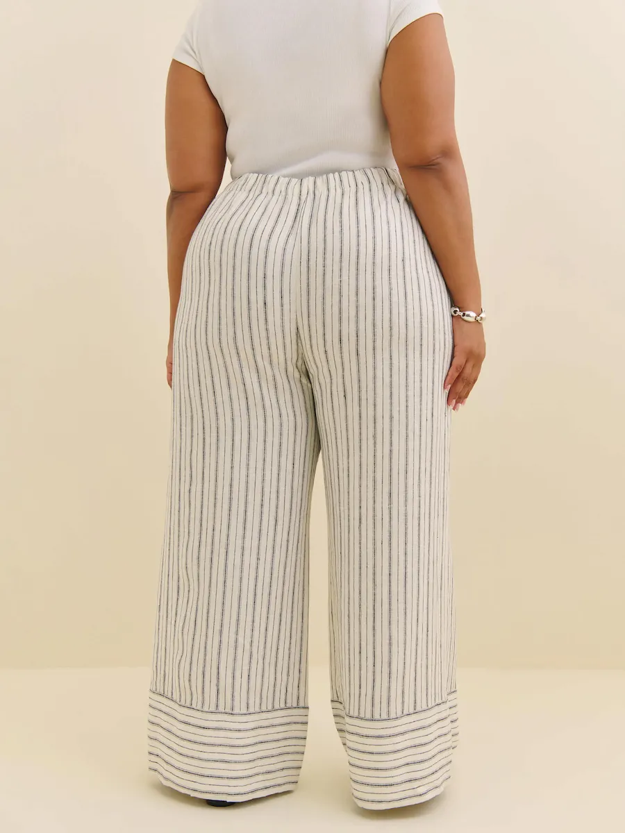 Fernando Linen Wide Leg Pant Es - Image 3