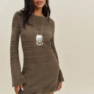 Inda Open Knit Mini Dress