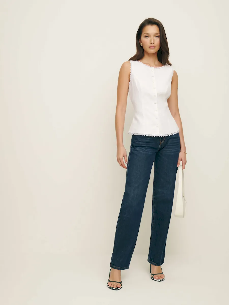 Amela Linen Top - Image 4
