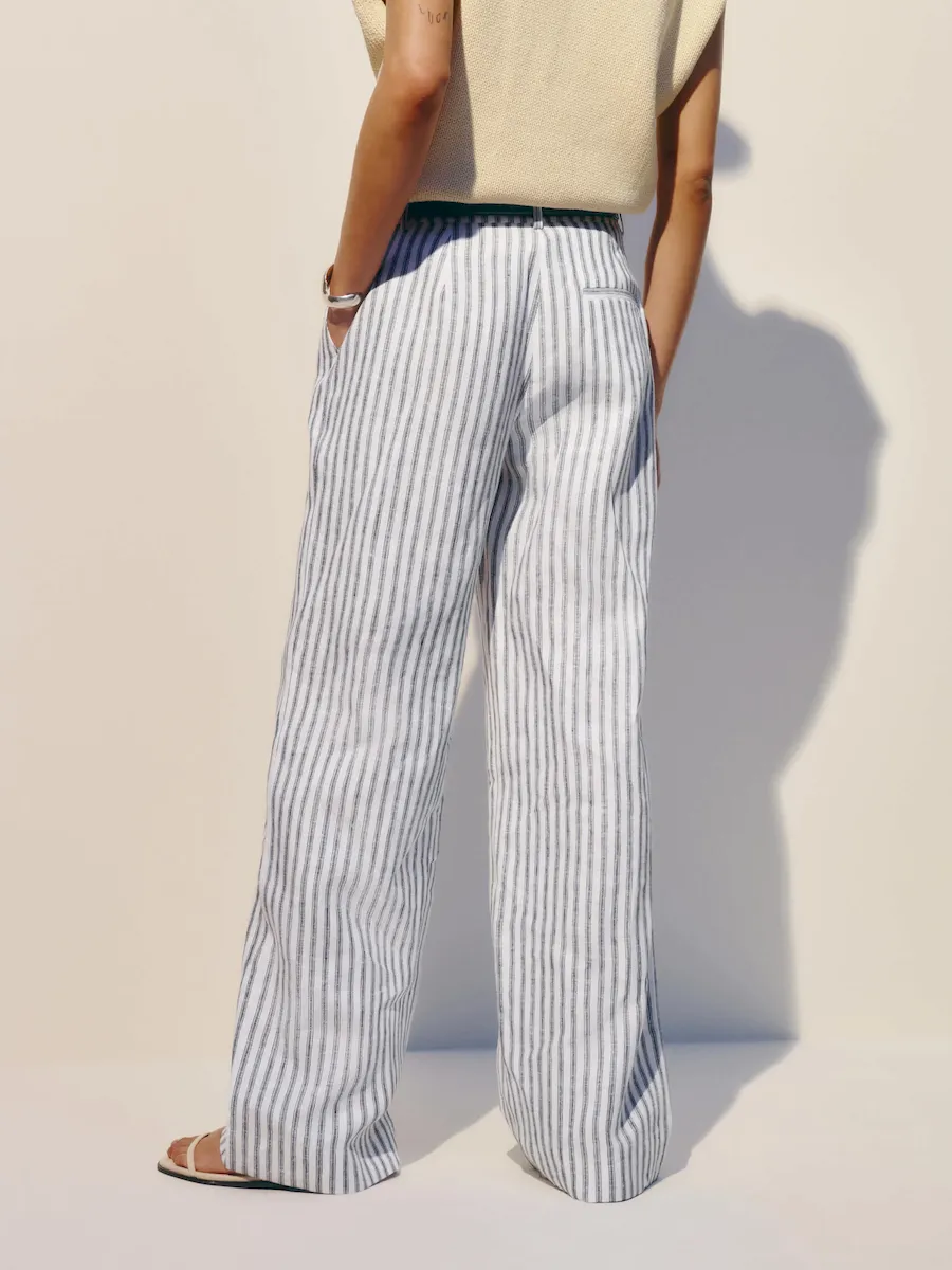 Carter Linen Mid Rise Pant - Image 3