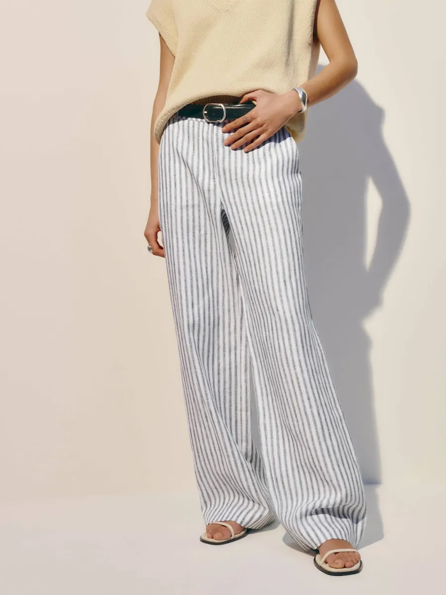 Carter Linen Mid Rise Pant - Image 4