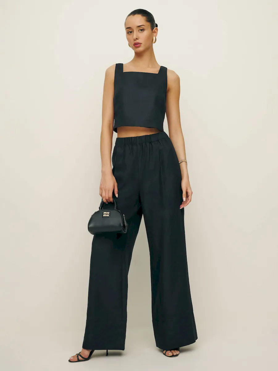 Saige Linen Top - Image 2