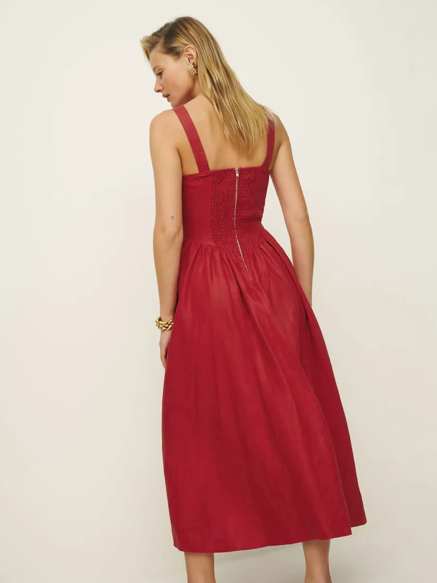 Balia Linen Dress - Image 3