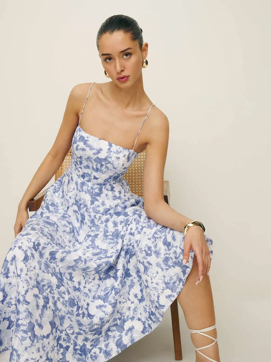 Monette Linen Dress - Image 2