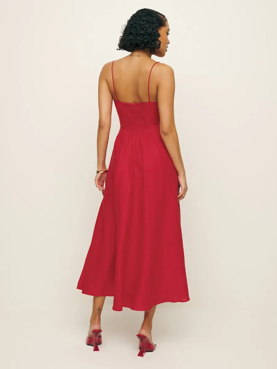 Monette Linen Dress - Image 3