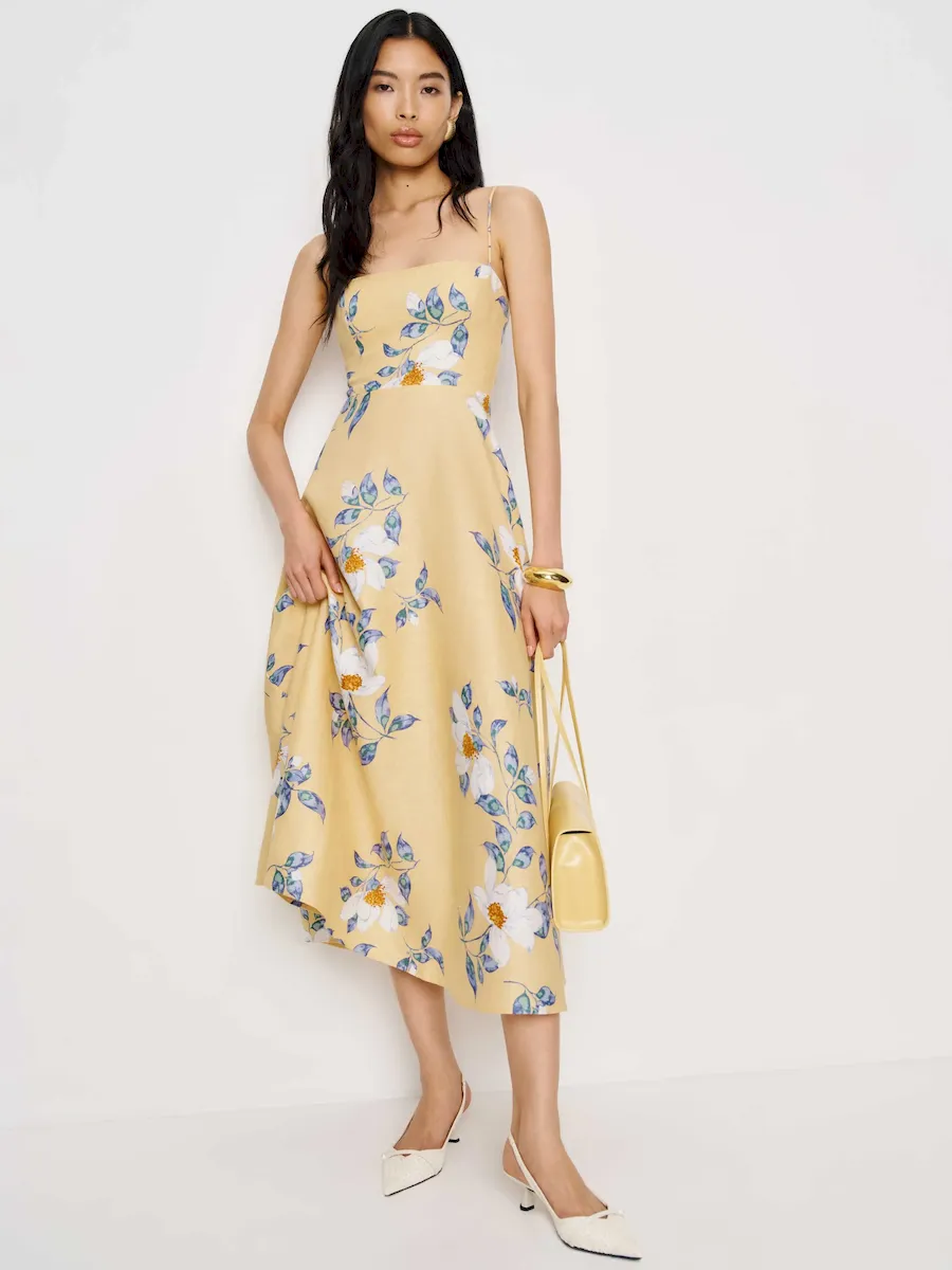 Monette Linen Dress - Image 4