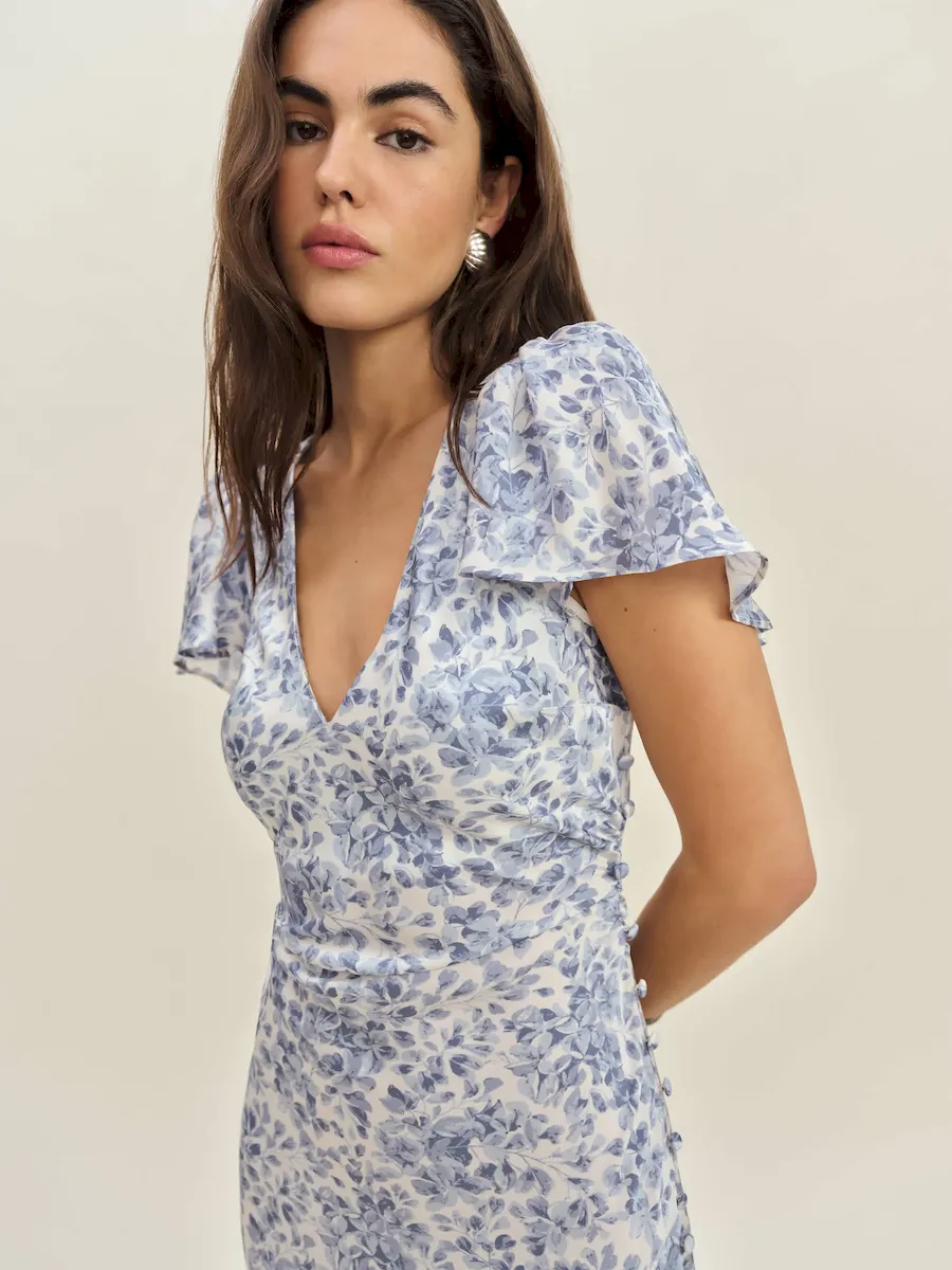 Vida Satin Dress - Image 2