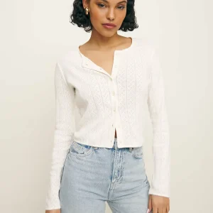 Ari Pointelle Knit Cardigan
