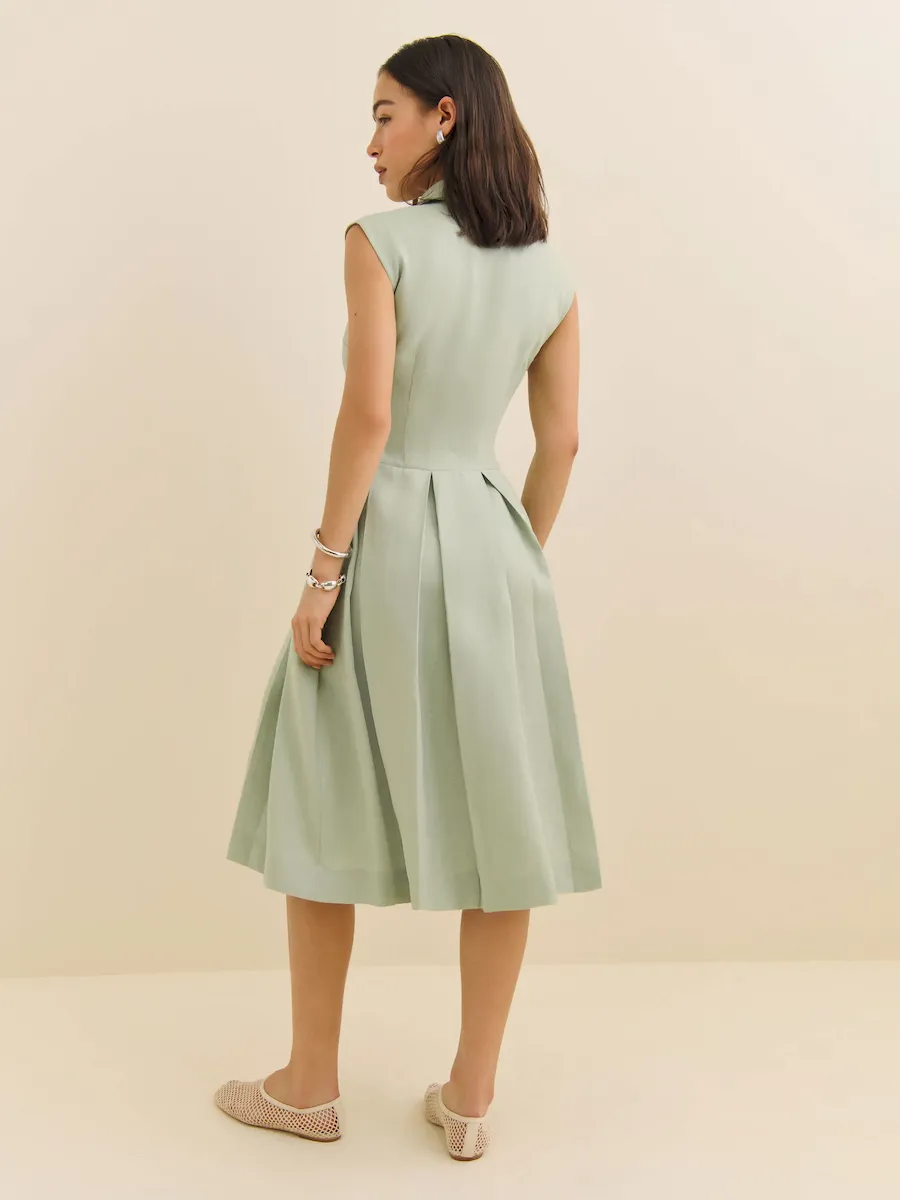 Prim Linen Dress - Image 3