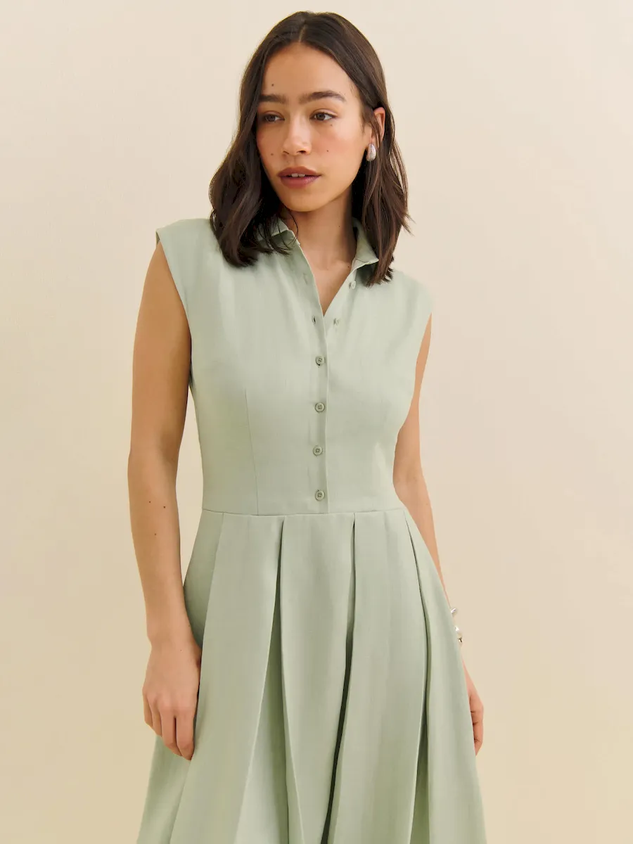 Prim Linen Dress - Image 4