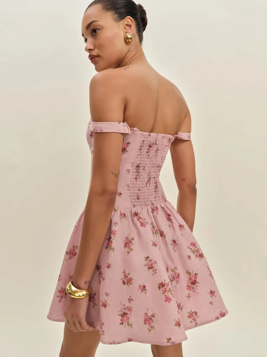 Sora Linen Dress - Image 3