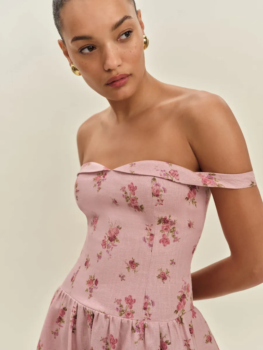 Sora Linen Dress - Image 4