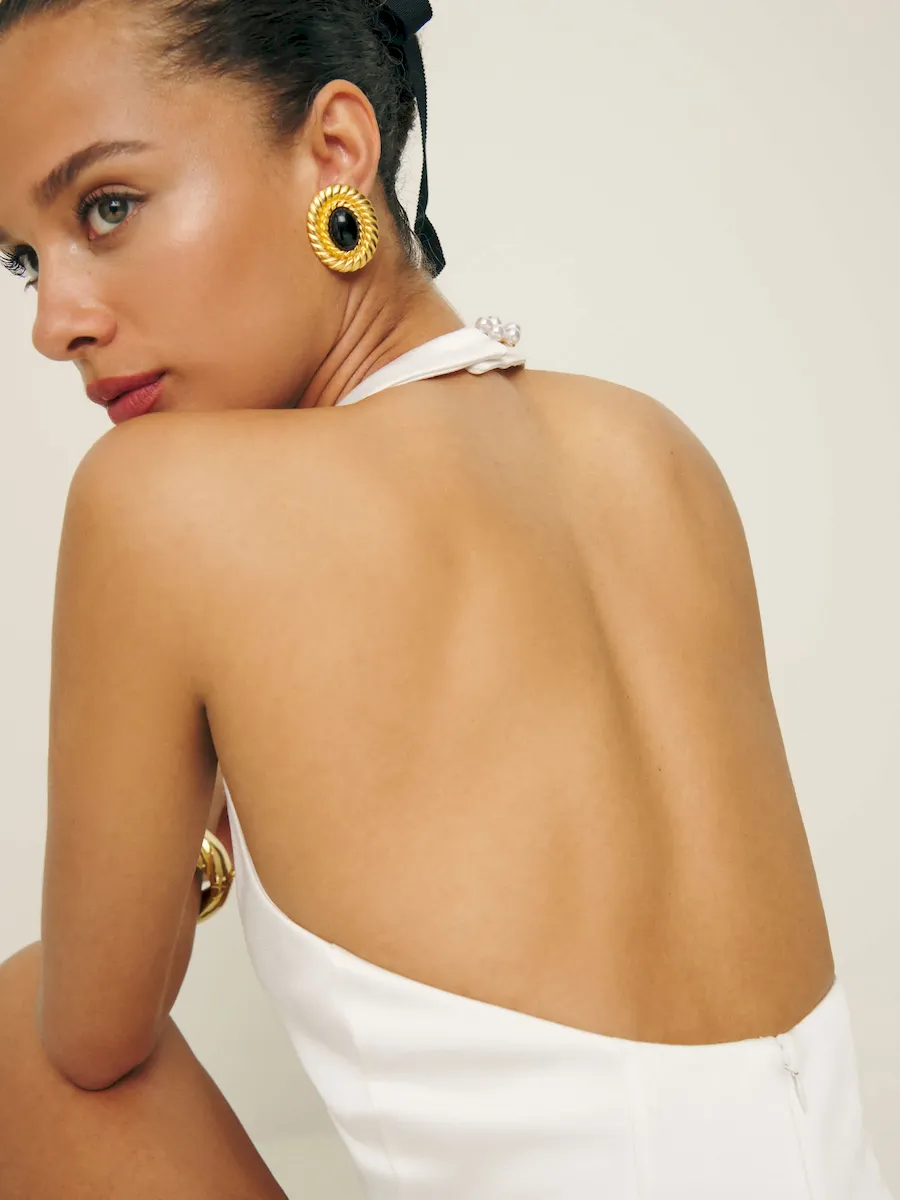 Anakin Satin Dress - Image 6