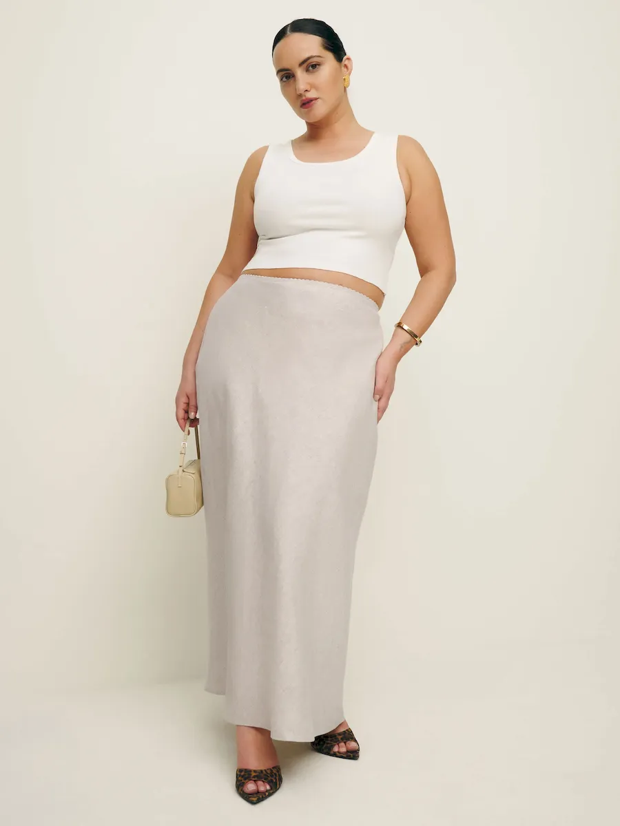 Layla Linen Skirt Es