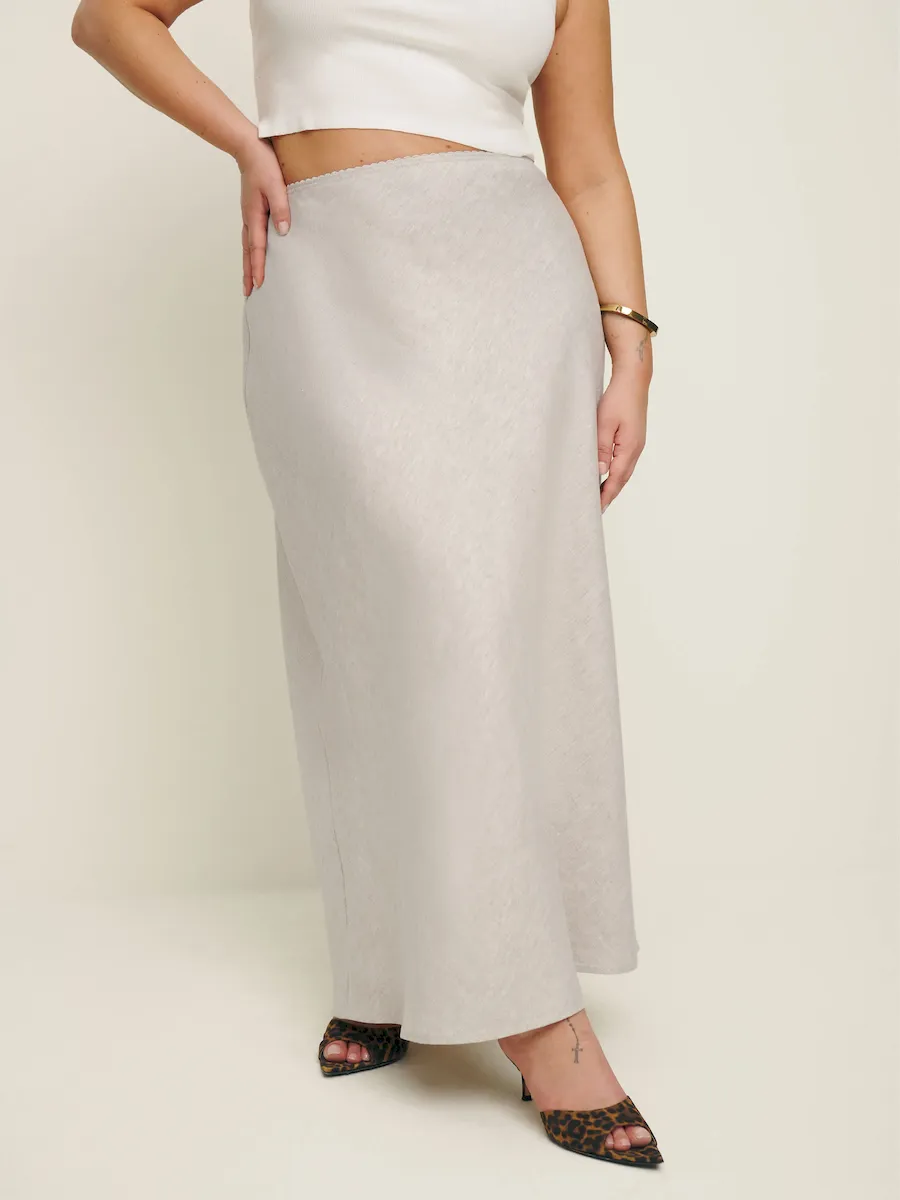 Layla Linen Skirt Es - Image 2